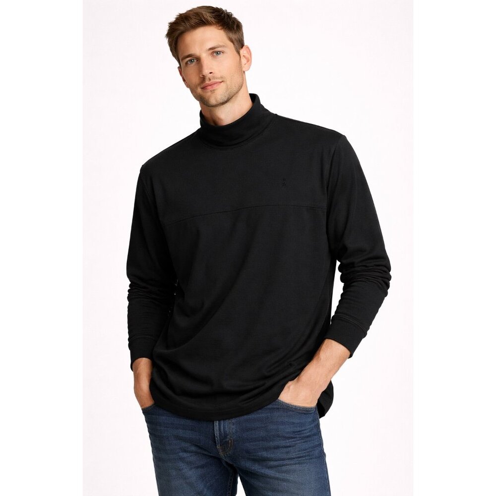 Gramicci Performance Black Mock Neck Long Sleeve Pullover Men’s Size L